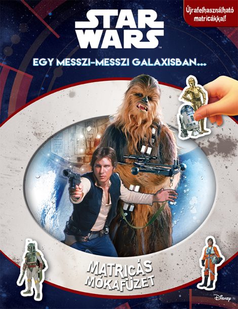 Könyv borító - Matricás mókafüzet: Star Wars